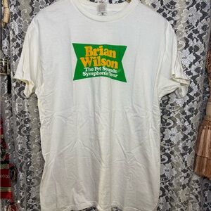 Brian Wilson The Pet Sounds Symphonic Tour white concert T-Shirt XL beach boys